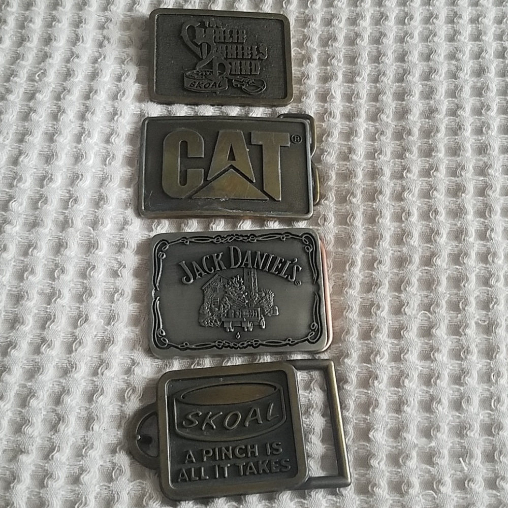 VINTAGE !!!! Brass belt buckle lot